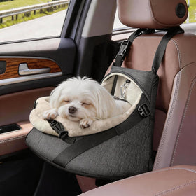 Small Pet Car Seat Booster Travel Seat up to 7lbs