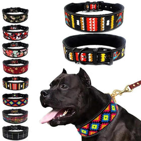 Reflective Puppy Big Dog Collar With Buckle, Adjustable
