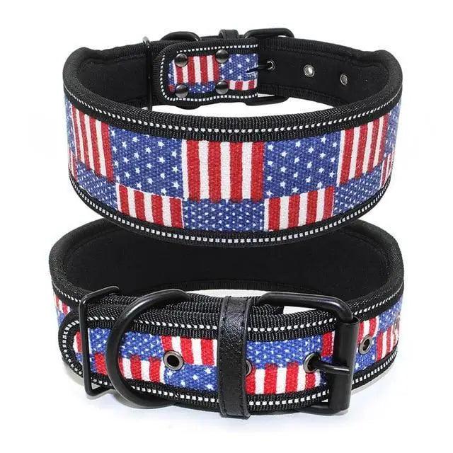 Reflective Puppy Big Dog Collar With Buckle, Adjustable
