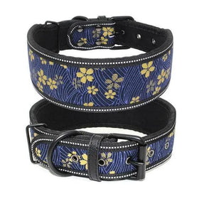 Reflective Puppy Big Dog Collar With Buckle, Adjustable