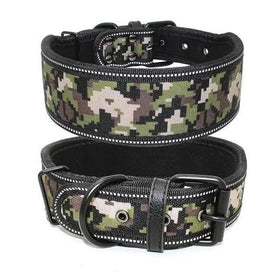 Reflective Puppy Big Dog Collar With Buckle, Adjustable
