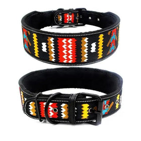 Reflective Puppy Big Dog Collar With Buckle, Adjustable