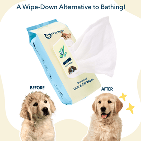 Grooming Wipes, Plant-Based, Hypoallergenic, 400 Count