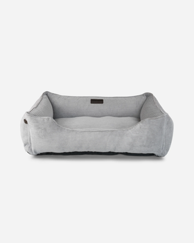 Chester & Lee | Fancy Corduroy Sleeper Dog Bed Gray