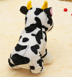 Cow Costume Hooded Sweater for Dogs & Cats