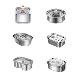 Stainless Steel Smart Pet Water Dispenser - Multiple Styles