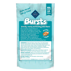 Bursts Crunchy & Creamy Cat Treats, Great for Training, Savory Seafood, 2-Oz. Bag