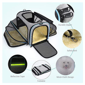 Airline Approved Expandable Foldable Soft Carrier