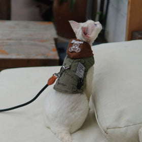 Outdoor Pet Half-Shirt For Hiking And Camping