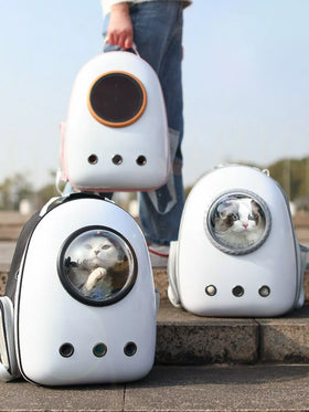 Space Capsule Transparent Pet Carrier Backpack