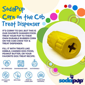 Corn on the Cob Dog Treat Dispenser