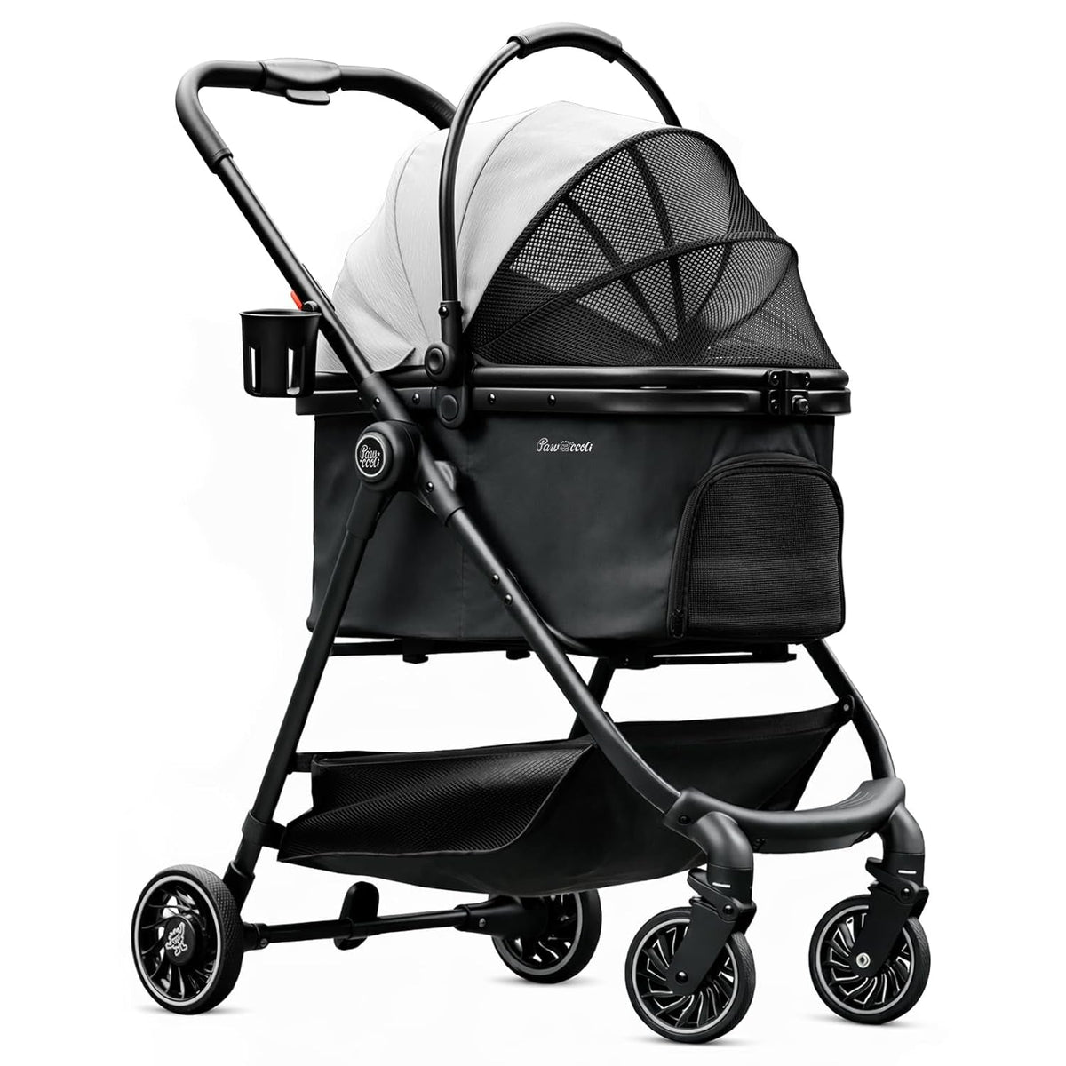 Stroller Foldable Removable Carrier 33lb Black
