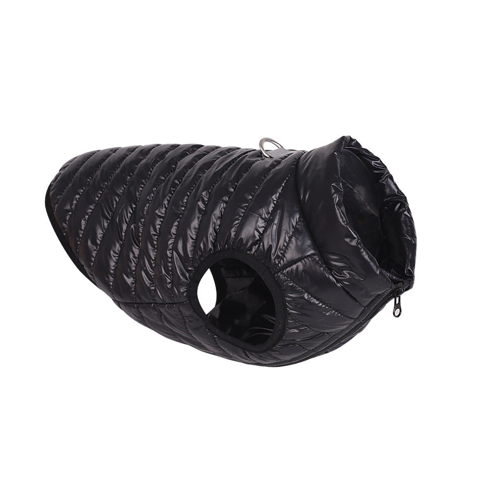 Autumn And Winter Full Nylon Zipper Puppy Jacket