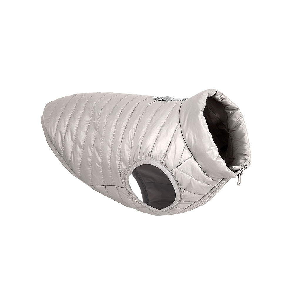 Autumn And Winter Full Nylon Zipper Puppy Jacket