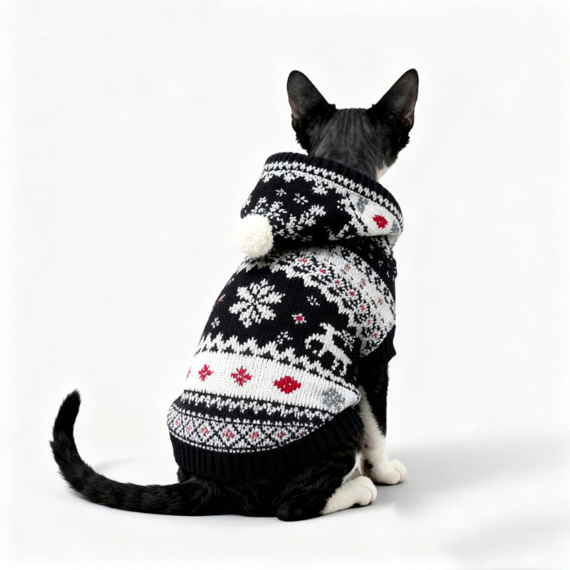 Holiday Winter Sweater for Cats
