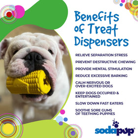Corn on the Cob Dog Treat Dispenser