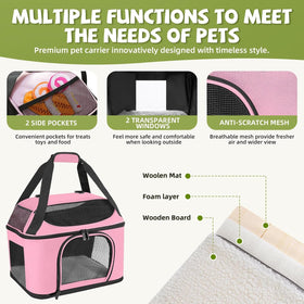 Soft Sided Carrier Backpack Airline Approved  up to 20Lbs