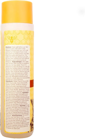 Hypoallergenic Cat Shampoo with Shea Butter and Honey, Gentle Formula for Indoor Cats with Dry or Sensitive Skin, Ph Balanced, Fragrance-Free, 10 Fl Oz - 2 Pack