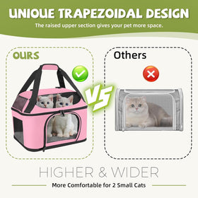 Soft Sided Carrier Backpack Airline Approved  up to 20Lbs
