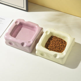 Cheese-shaped Ceramic Bowl