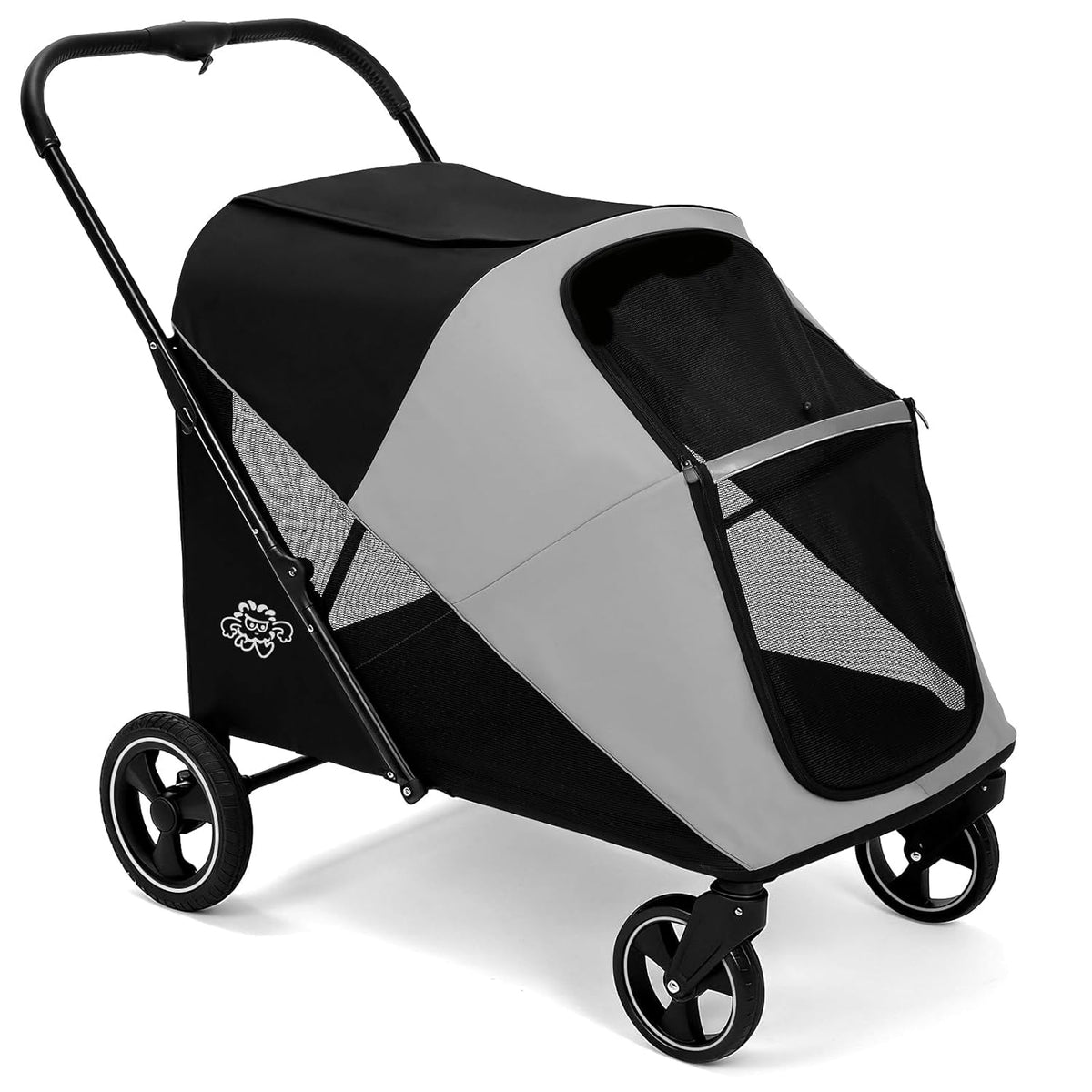 Stroller Foldable Removable Carrier 33lb Black