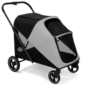 Stroller Foldable Removable Carrier 33lb Black