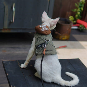 Outdoor Pet Half-Shirt For Hiking And Camping