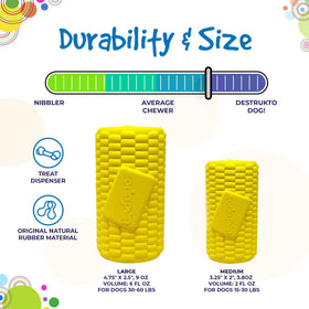 Corn on the Cob Dog Treat Dispenser