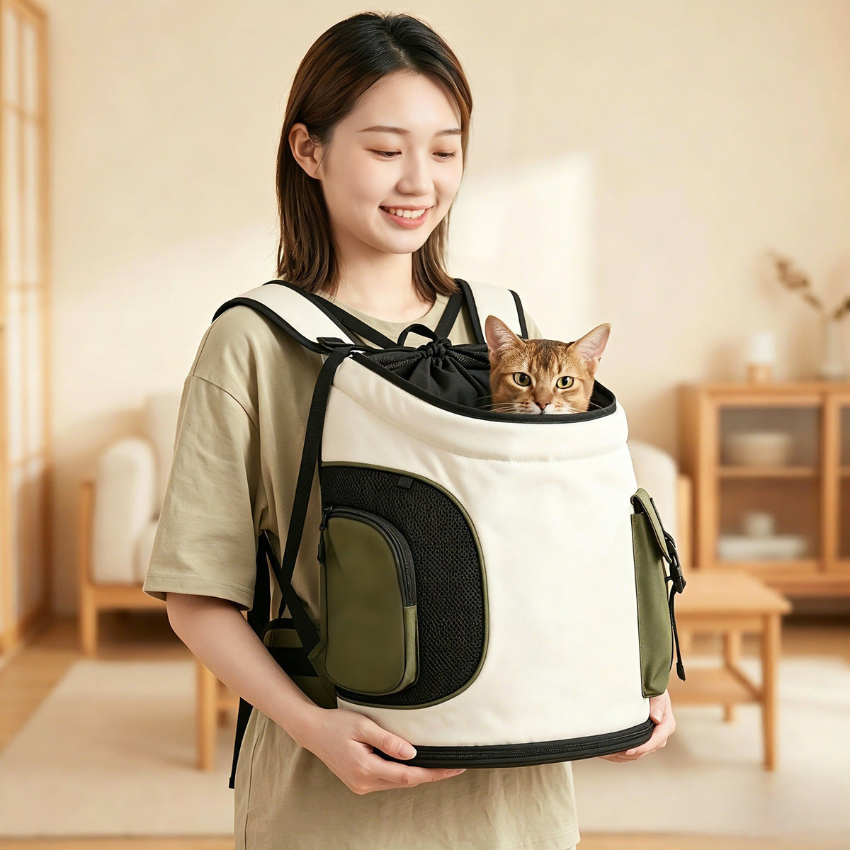 Cat Backpack With Shoulder Straps
