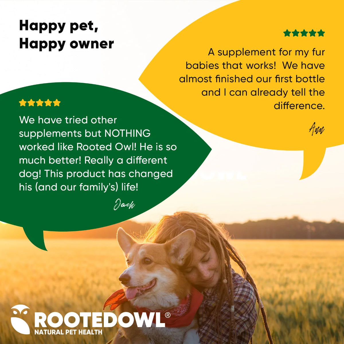 Rooted Owl™ Joint & Muscle Health (Small Pets)