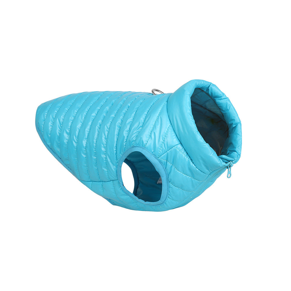 Autumn And Winter Full Nylon Zipper Puppy Jacket