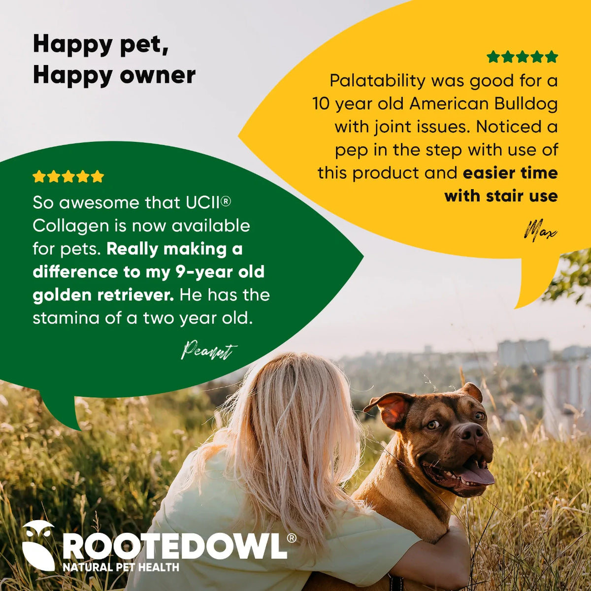 Rooted Owl™ Joint & Muscle Health (Med - Large Pets)
