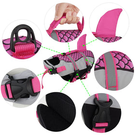 Shark-Print Life Jacket – Swim Vest Harness