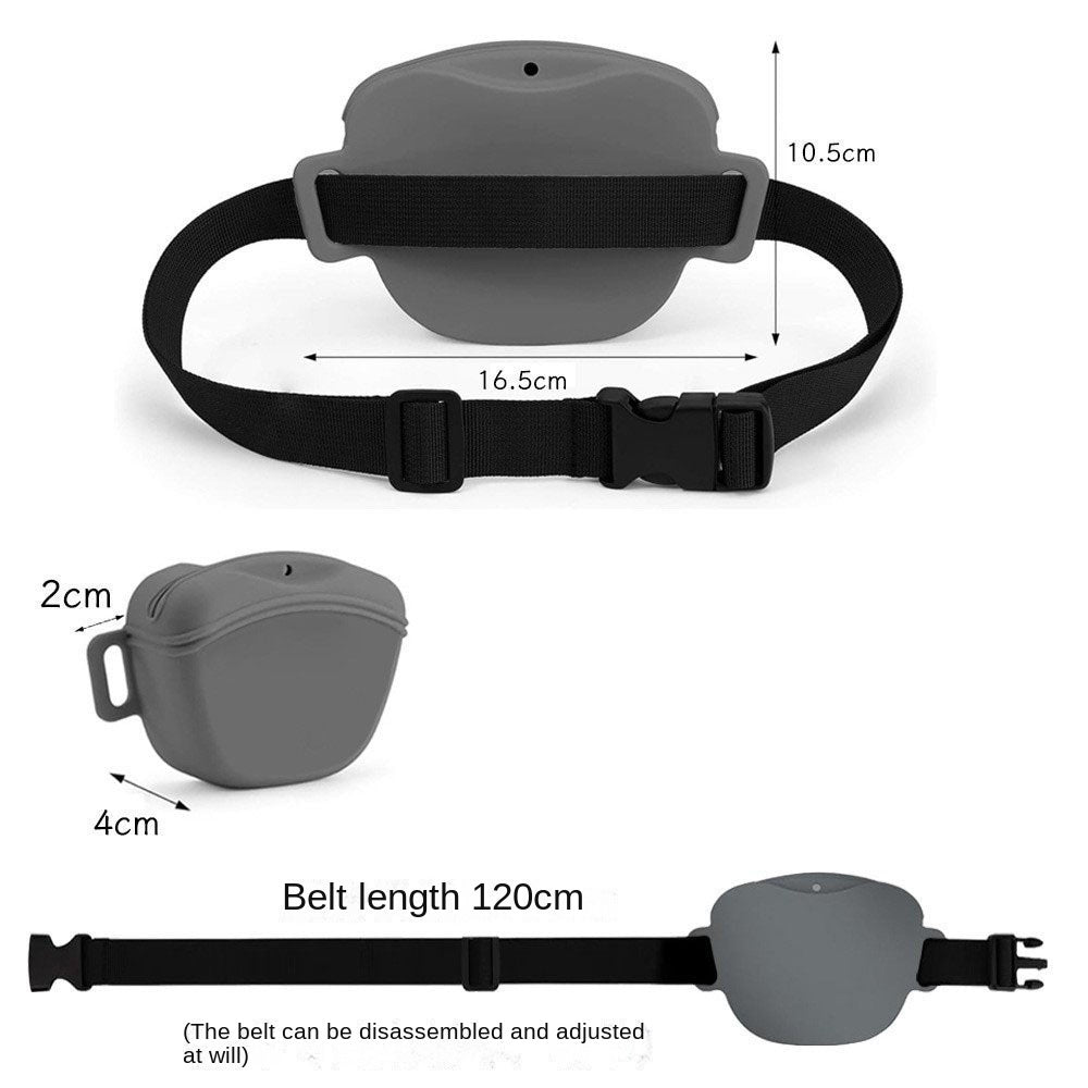 Silicone Dog Training Pet Snack Pouch