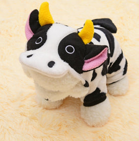 Cow Costume Hooded Sweater for Dogs & Cats
