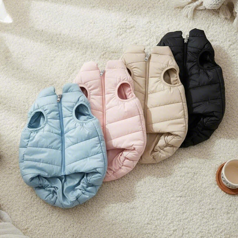Winter Warm Padded Cotton Coat For Dogs