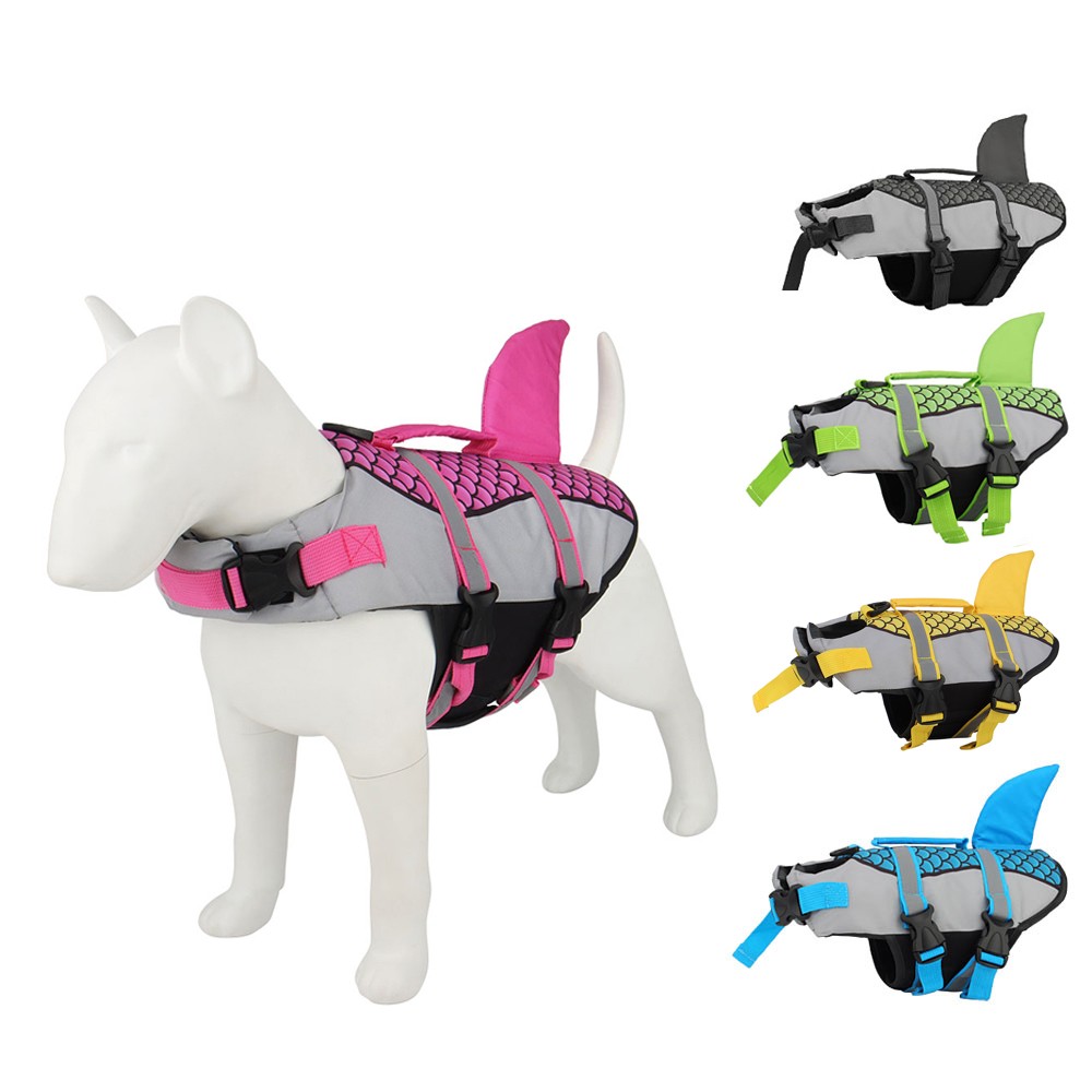Shark-Print Life Jacket – Swim Vest Harness