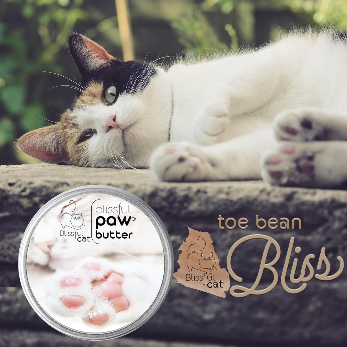 Blissful Cat Paw Butter Lick-Safe Balm Moisturizer 1oz