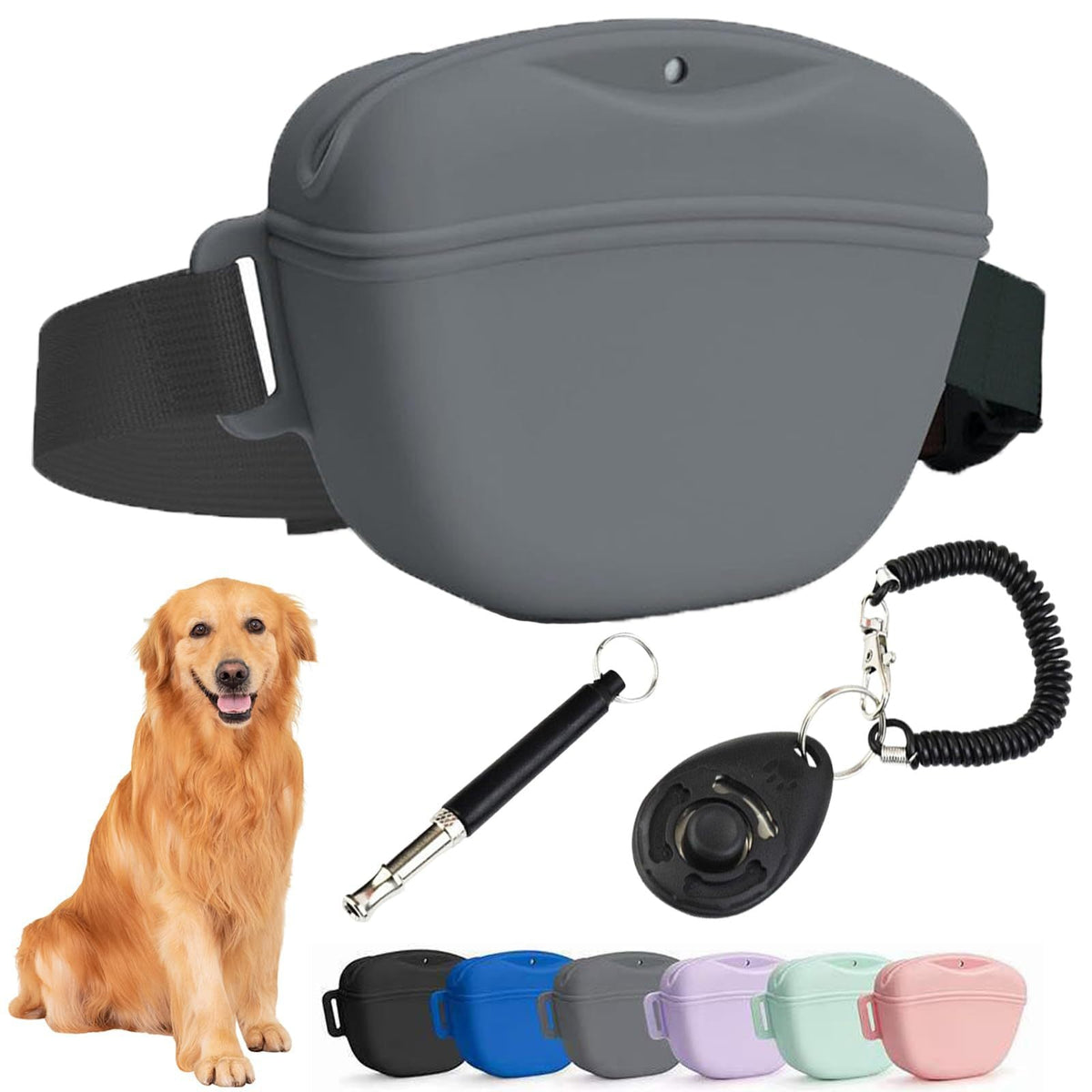 Silicone Dog Training Pet Snack Pouch