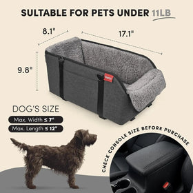 Center Console Car Seat, Portable Pet Booster Seat