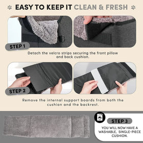 Center Console Car Seat, Portable Pet Booster Seat