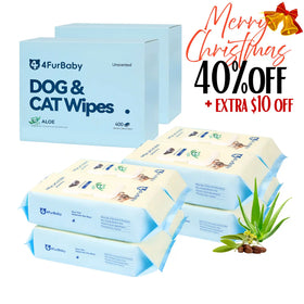 Grooming Wipes, Plant-Based, Hypoallergenic, 400 Count