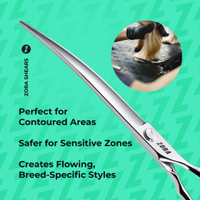 Pet Grooming Curved Shear