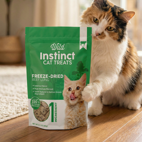 Freeze-Dried Beef Lung Treats for Cat