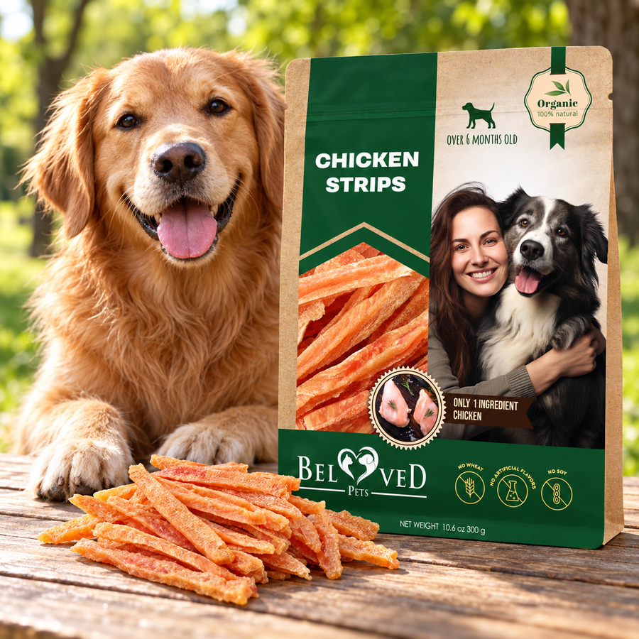 Chicken Strips Dog Treats Human-Grade Grain-Free 10.6 oz