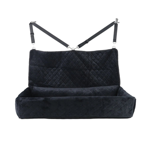 Car Seat for Large Dogs, Pet Booster Back Set Bed, Black