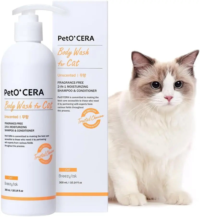 Hypoallergenic Cat Shampoo & Conditioner Set 10oz