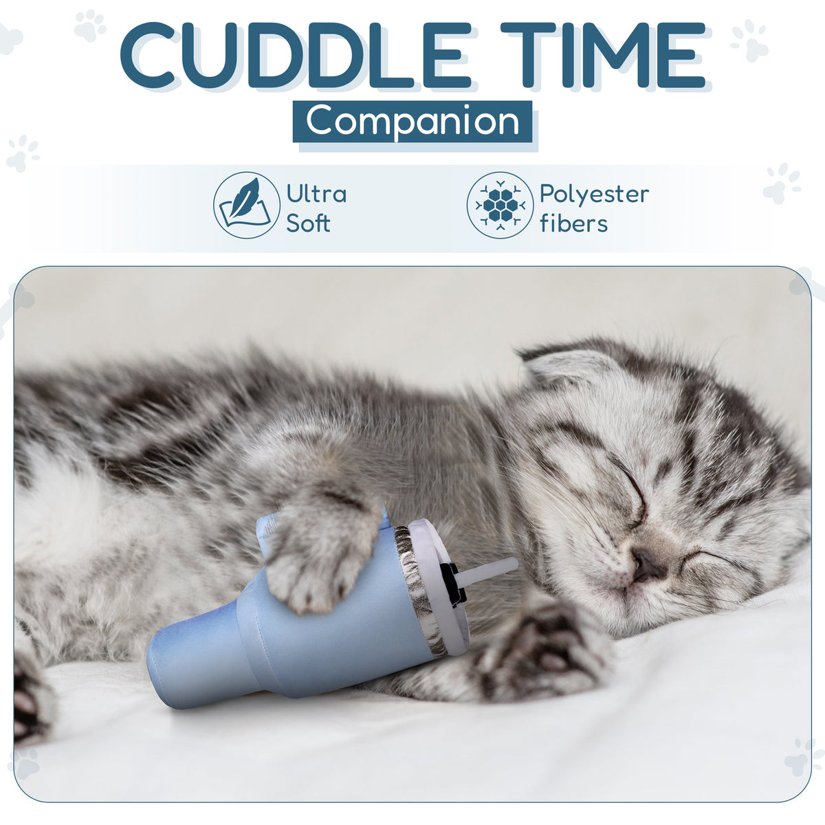 Catnip & Crinkle Plush Cat Toy