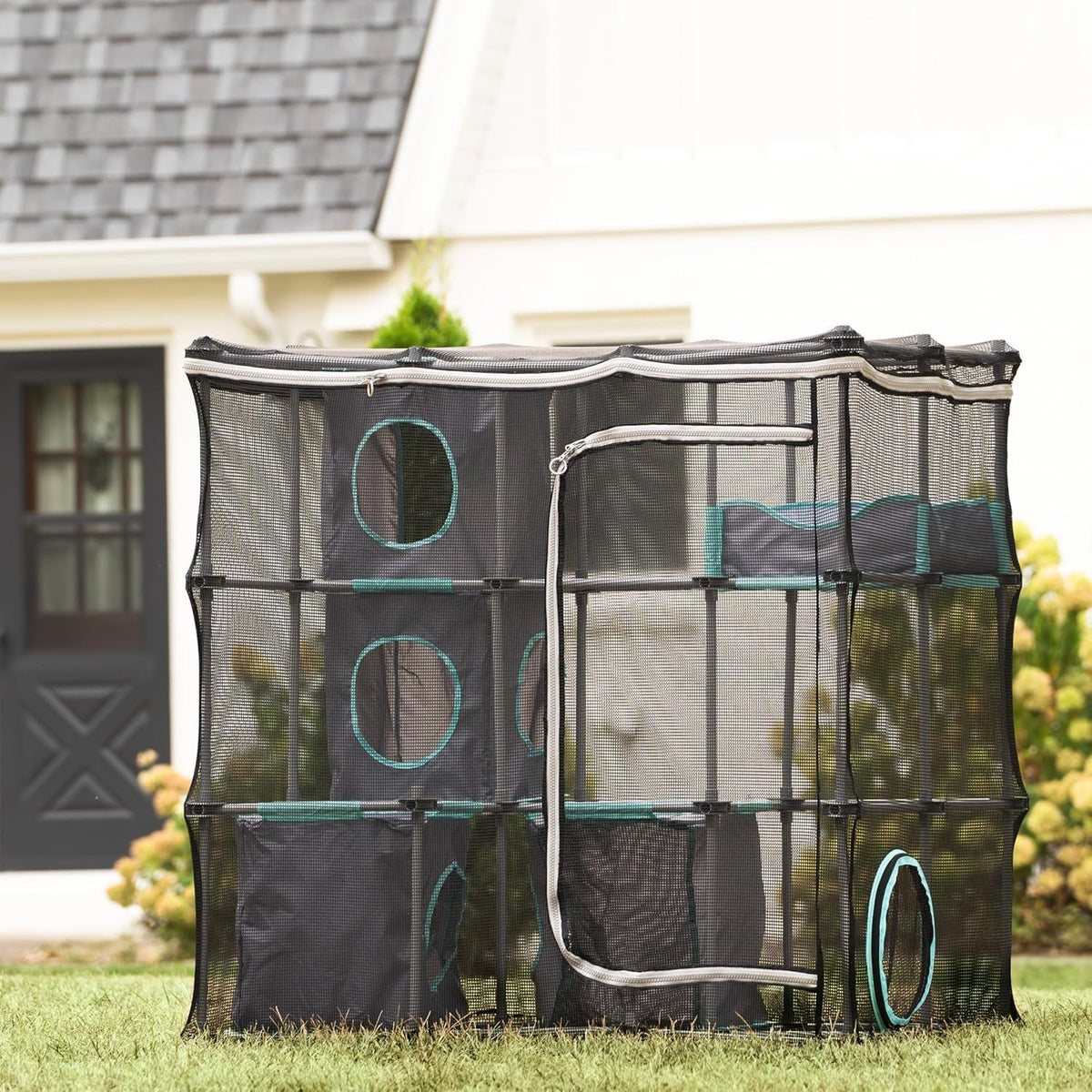Outdoor Catio Furniture and Play Kits for Cats, Outdoor Mega Kit