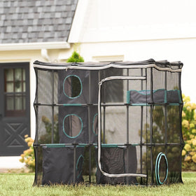Outdoor Catio Furniture and Play Kits for Cats, Outdoor Mega Kit